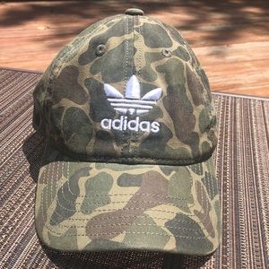 Adidas camo baseball cap